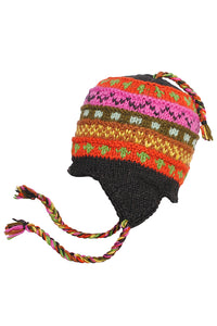 Hand Knit Woolen Fiesta beanie
