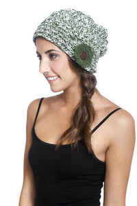New Women Girl's knit woolen flower winter hat