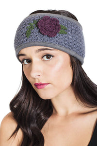Petal Kiss Winter fleece lined Headband