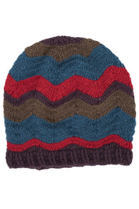 Groovey Stripes Funky Slouchy Beanie