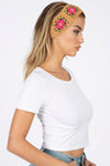 Granny Square Crocheted Summer Headband-4/Pkt