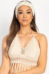 Granny Square Crocheted Summer Headband-4/Pkt