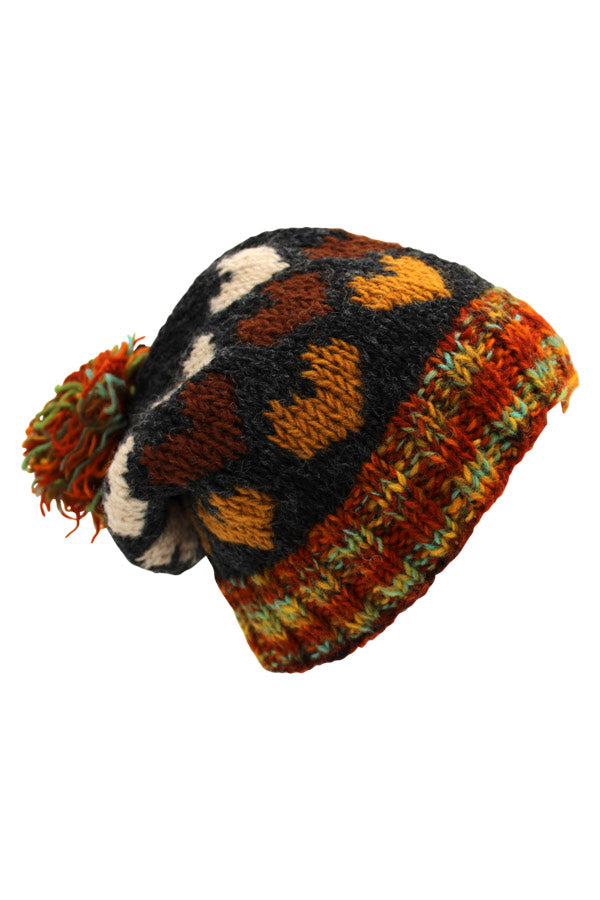 Wool Kint Hearts Hat