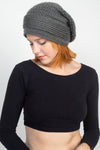 Crocheted Soft Slouchy Beanie