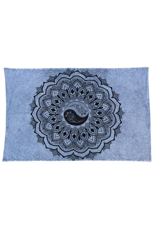 Yin-Yang Mandala Tapestry