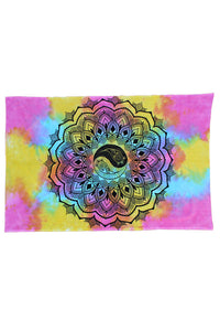 Yin-Yang Mandala Tapestry