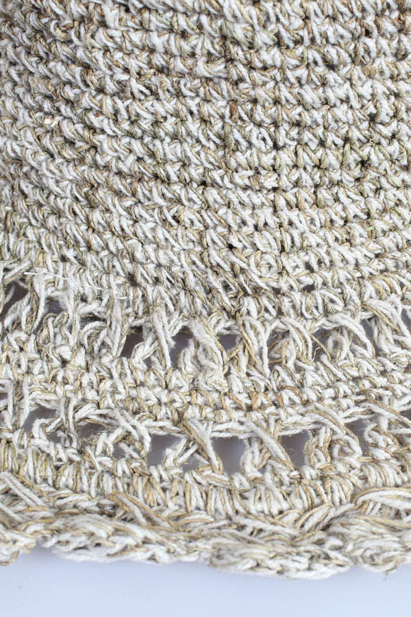 Crocheted Hemp Shade Hat