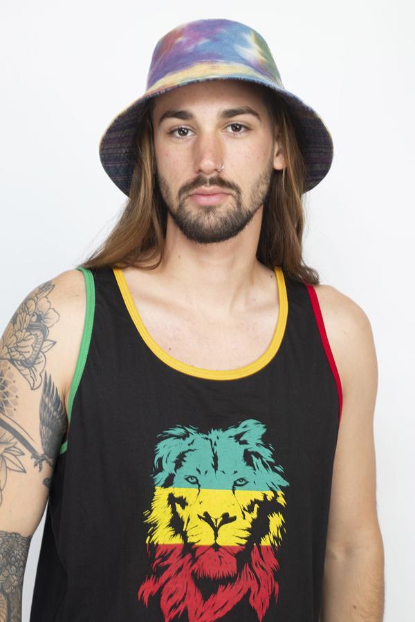 Tie-Dye Reversible Bucket Hat
