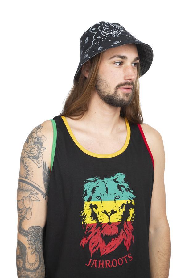 Bandana Print Reversible Bucket Hat