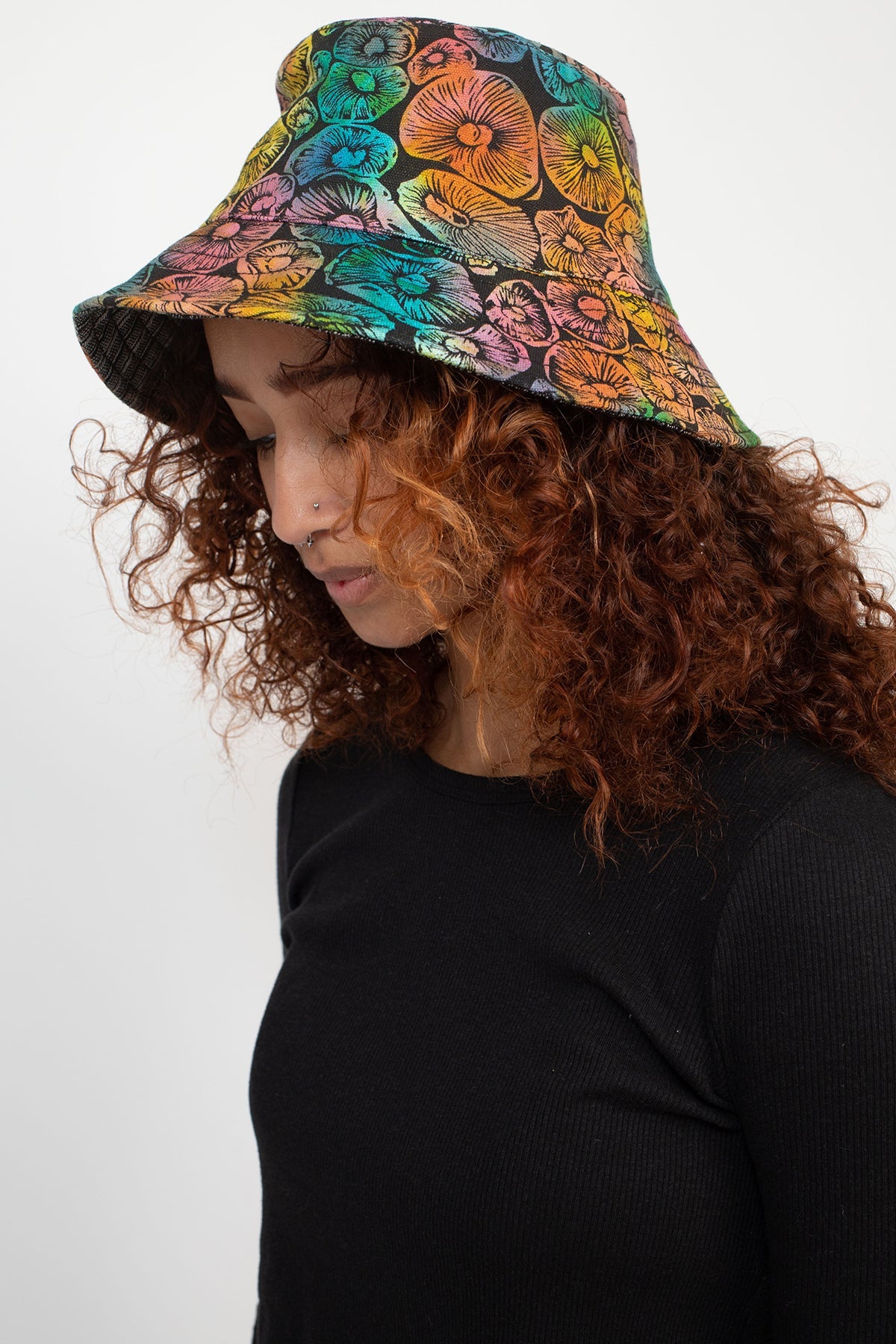 Mushrooms Print Bucket Hat