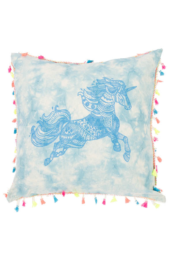 Tie Dye Lace Printed Throw Pillow Cover