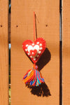 Embroidered Felt Boho Ornaments