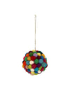 Felt Assorted Ball Ornament: 3pcs/Pkt