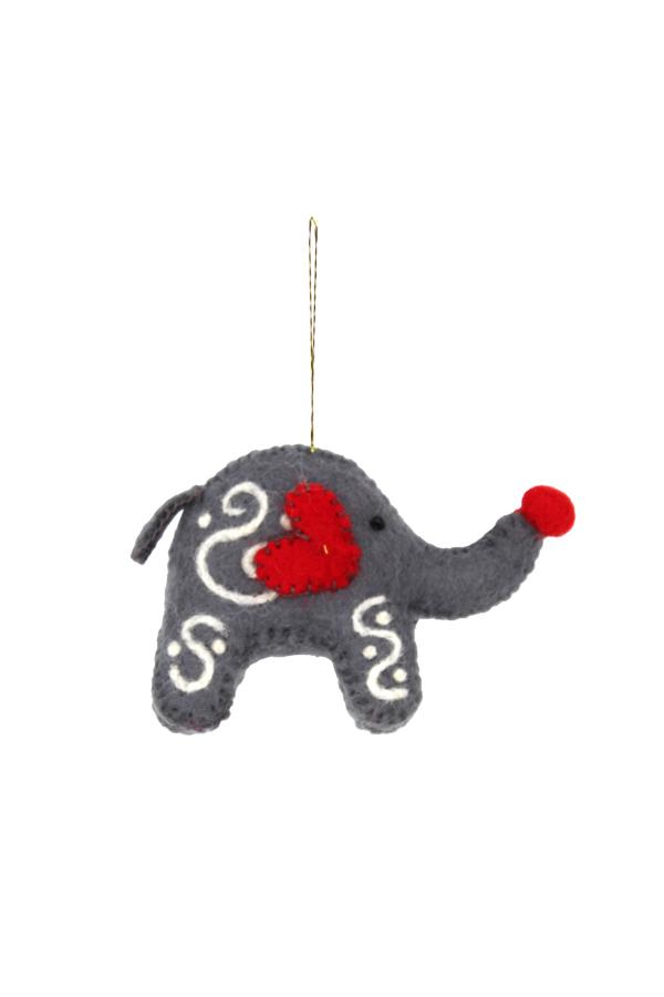Elephant Ornament: 3pcs/Pkt