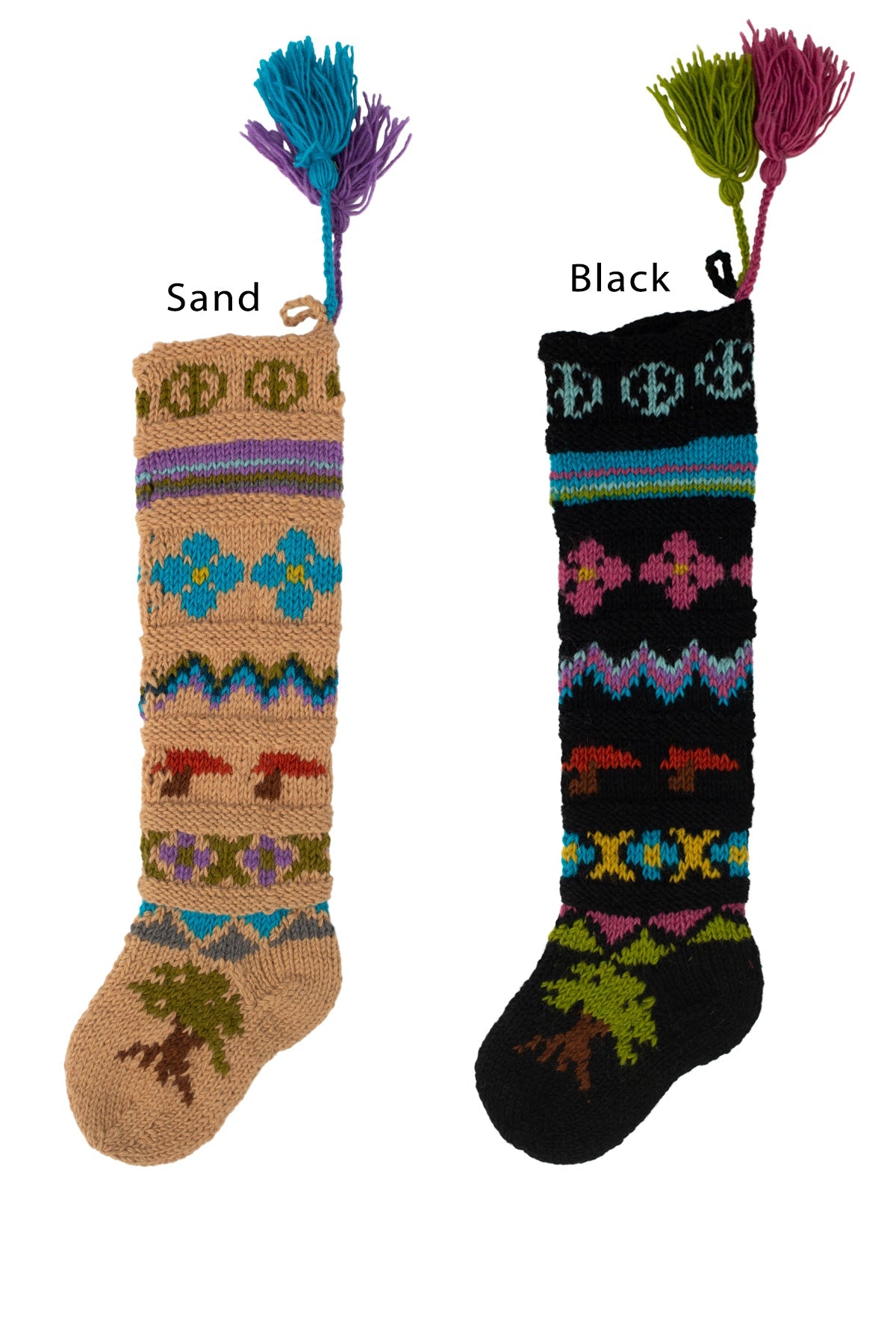 Fair Isle Knit Stocking