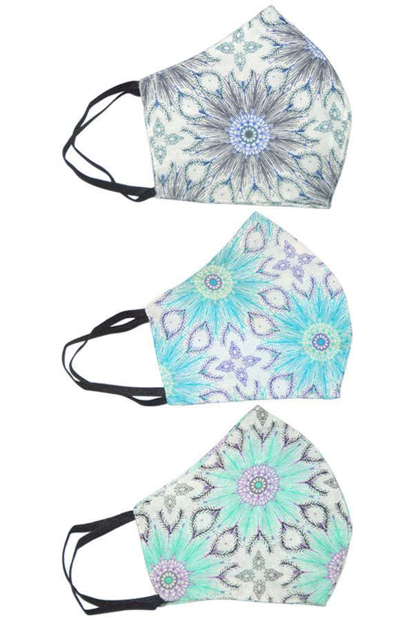 Starflower print Face Mask