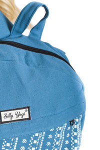 Funky Striped Om Backpack