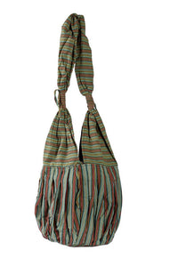 Old School Boho Stripe Hobo Bag
