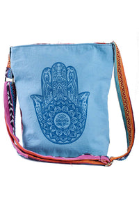 Tribal Prints Gheri Crossbody Bag-Blue