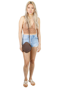 Desert Native Leather Crossbody Bag