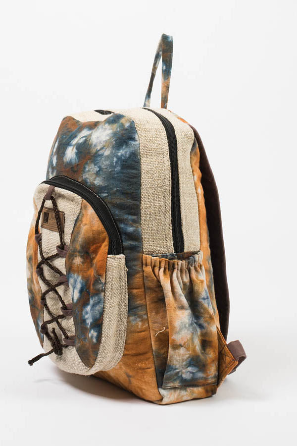 Hemp Blend Tie-Dye Buddies Backpack