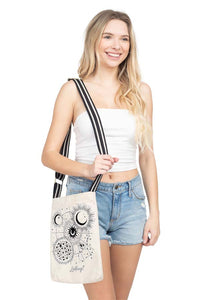 Canvas Printed Crossbody Bag