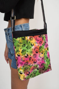 Psychedelic Tie-dye Small Cross Body Bag