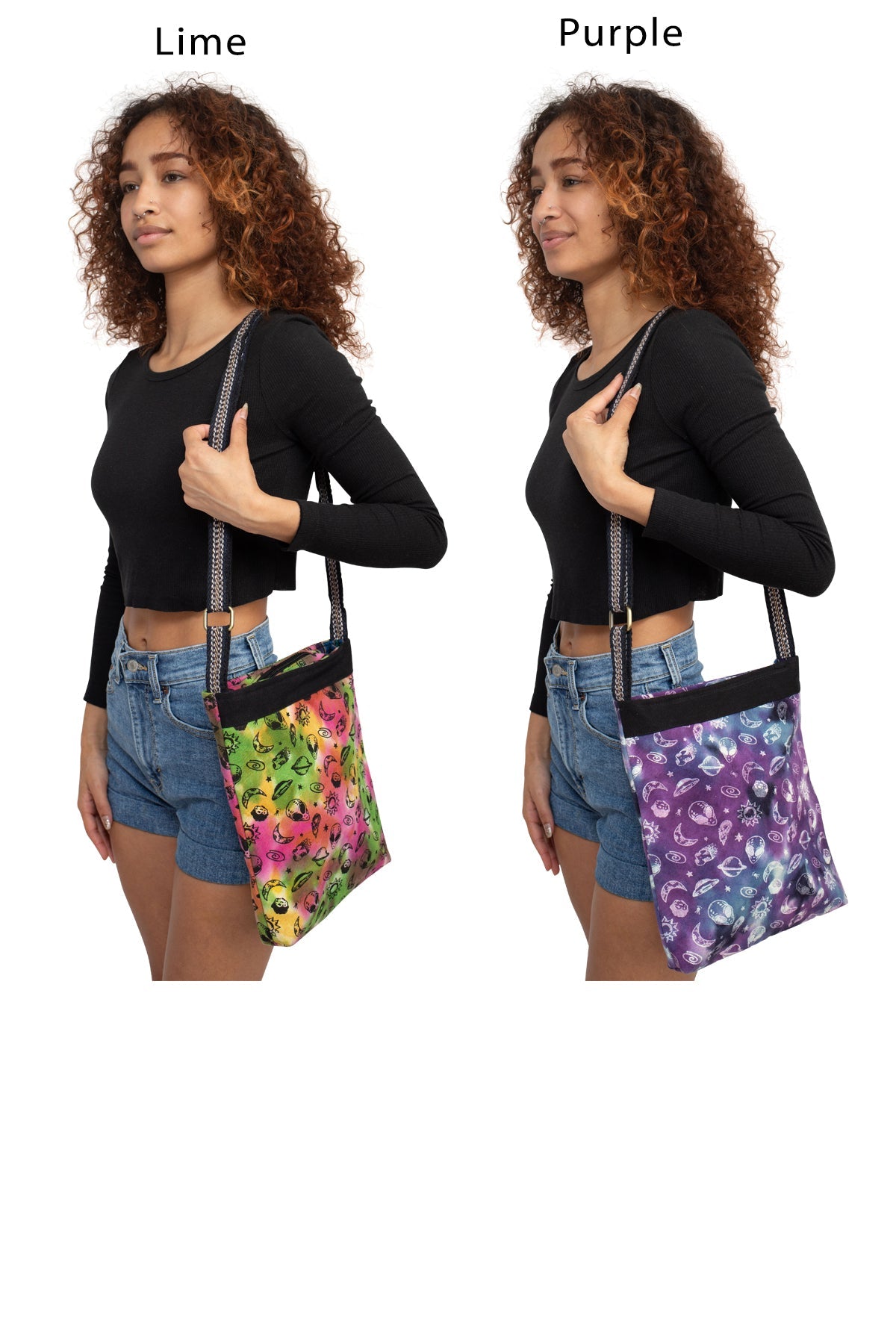 Psychedelic Tie-dye Small Cross Body Bag