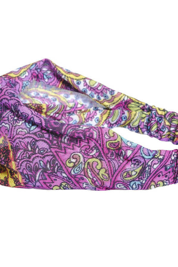 Bright mix printed headband