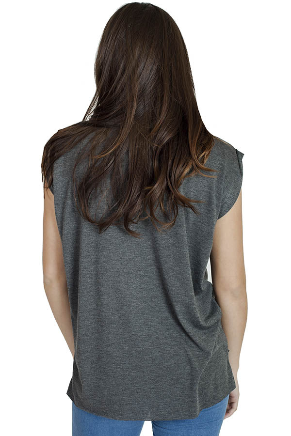 Om Flower Ladies Top